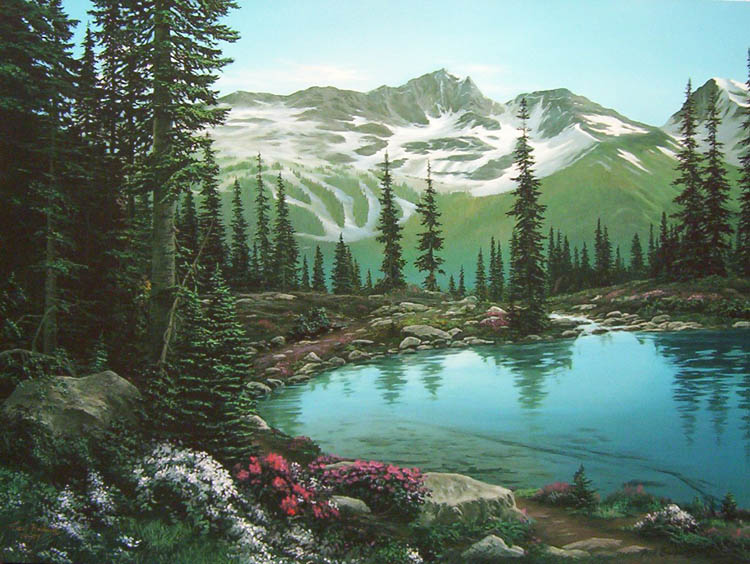 (image for) Reproductions of Fred Buchwitz's harmony lake